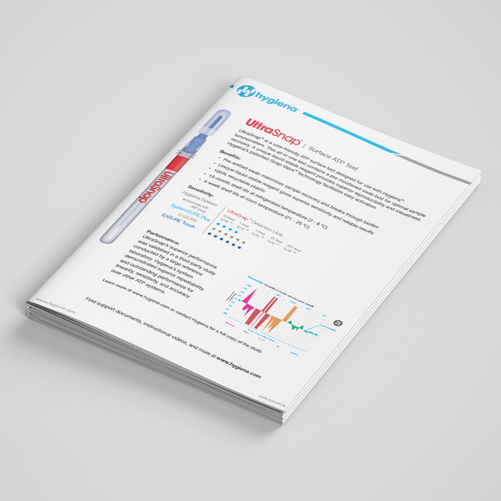 Hygiena UltraSnap™ (100 Box) Allinone ATP sampling test