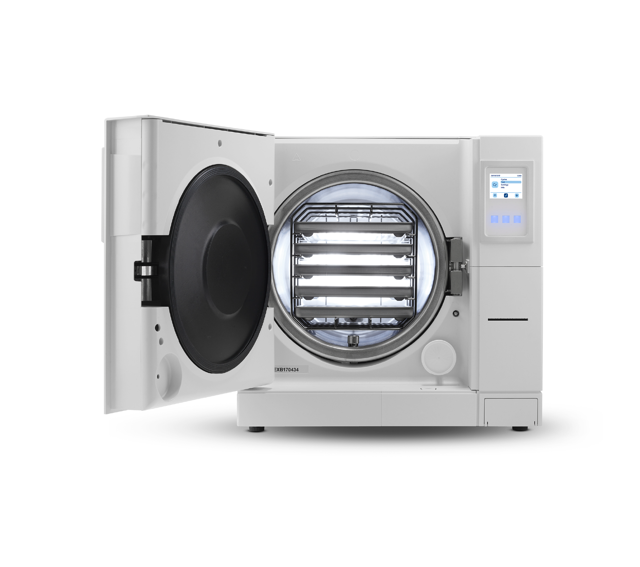 Steelco Autoclave TTA 23 open view