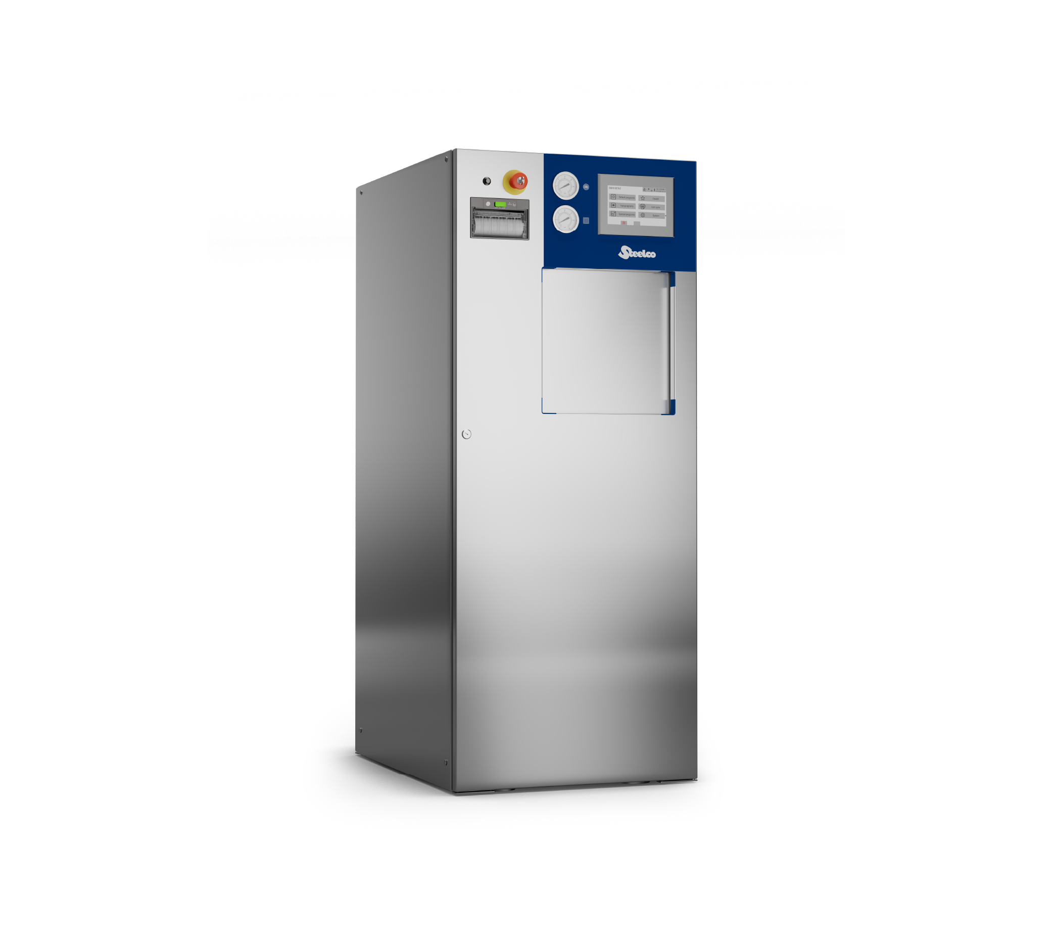 Steelco VS series small autoclave side view