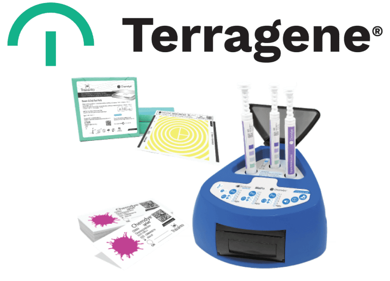 Terragene Partner Products with logo