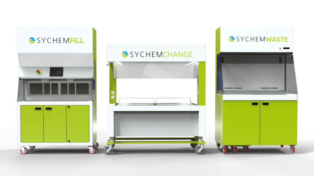 Sychem Airflow range equipment renders