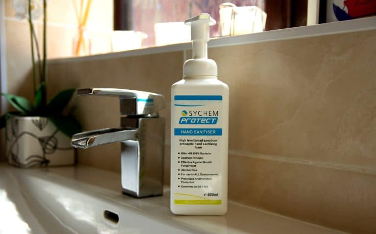 Sychem Protect Hand sanitiser Bathroom pump 