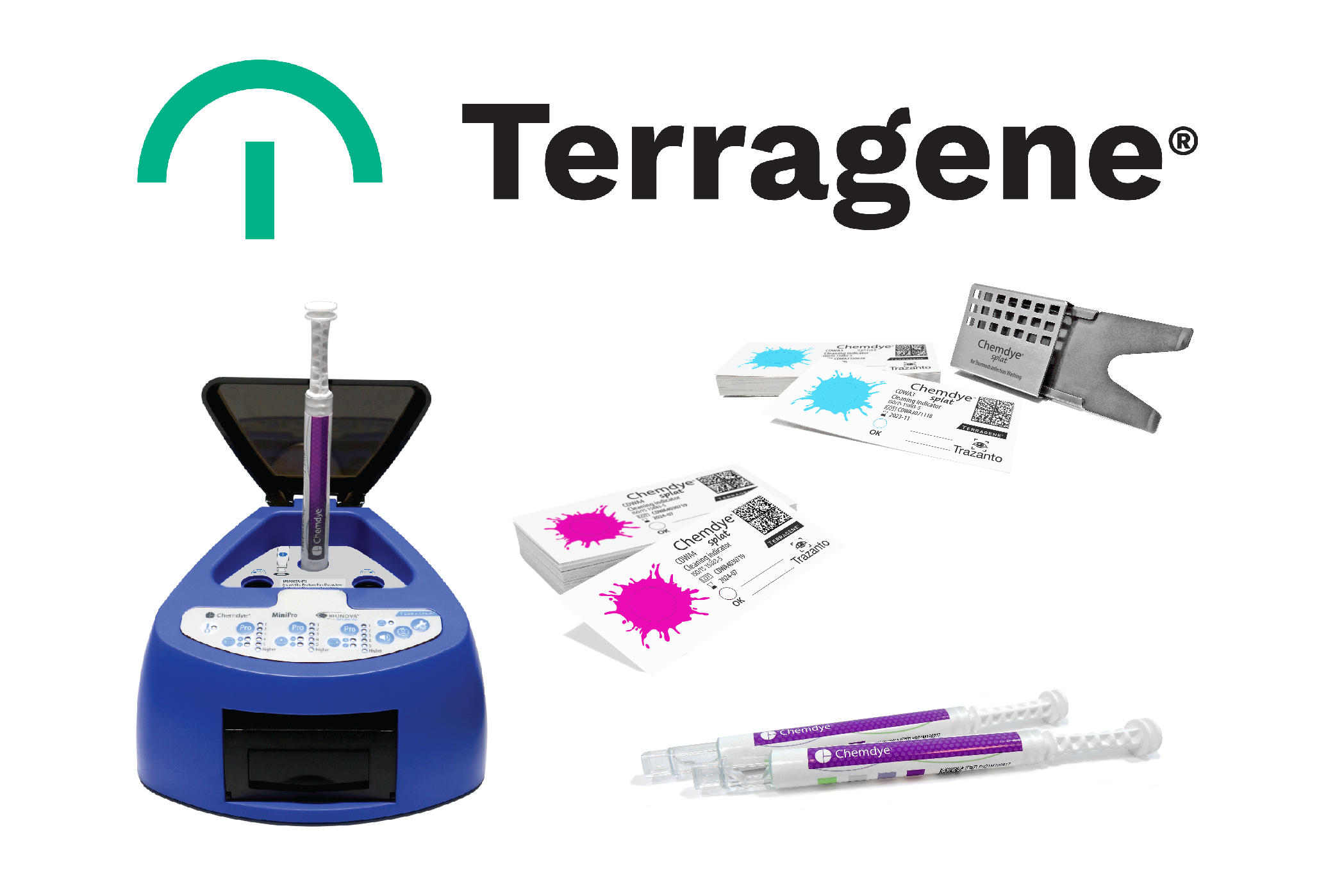 Terragene infection control washers