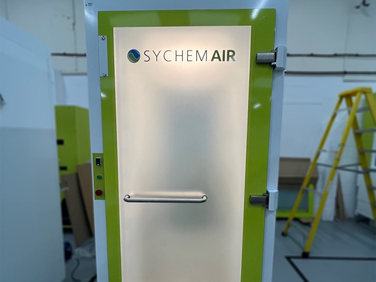 SychemAIR Air Shower close up