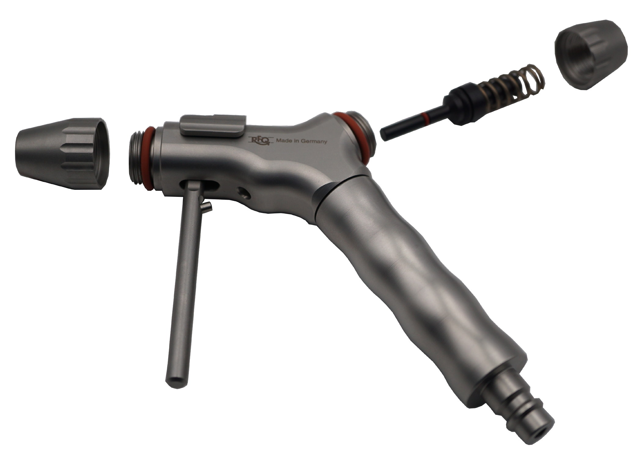 Stainless steel spray gun system