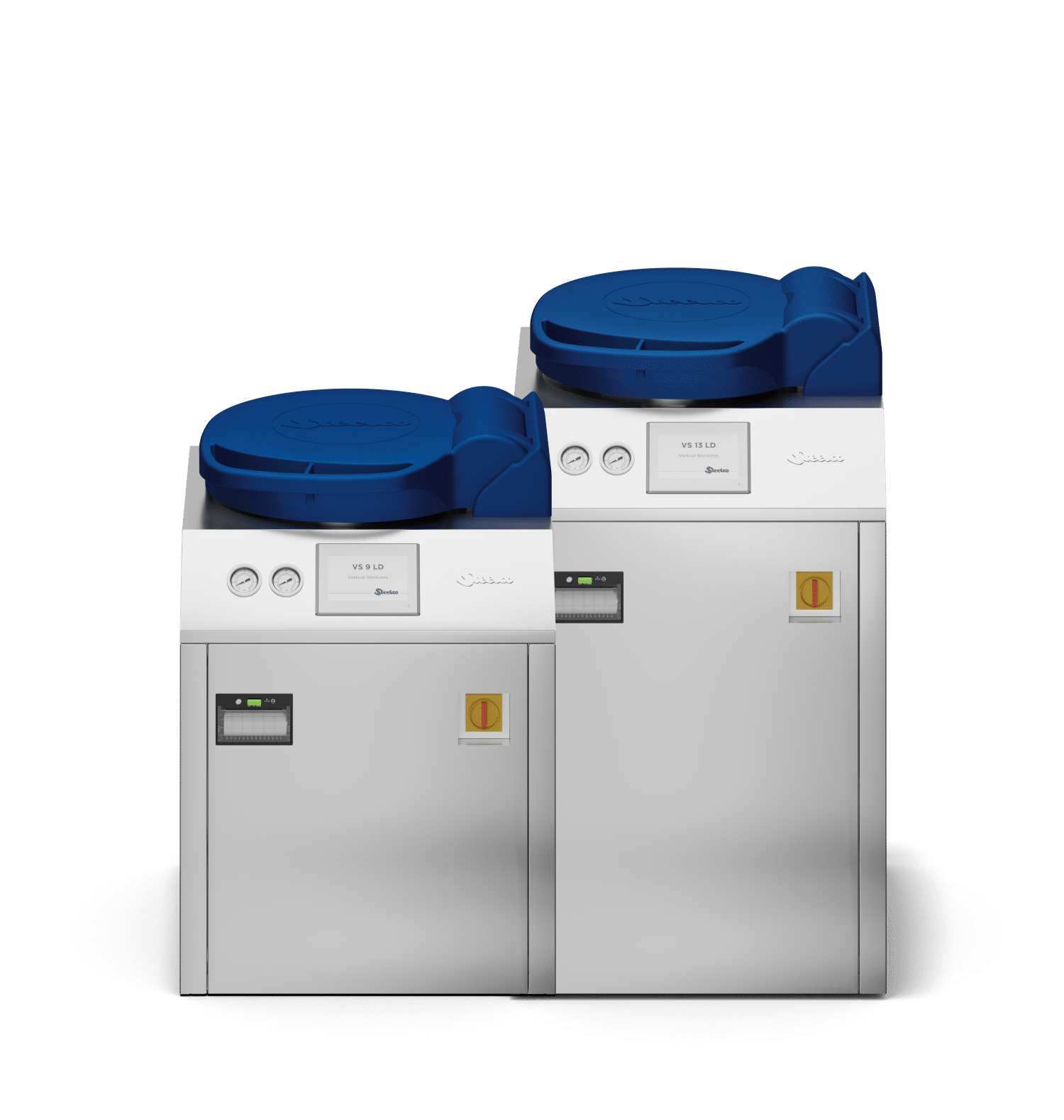 Vertical loading autoclave